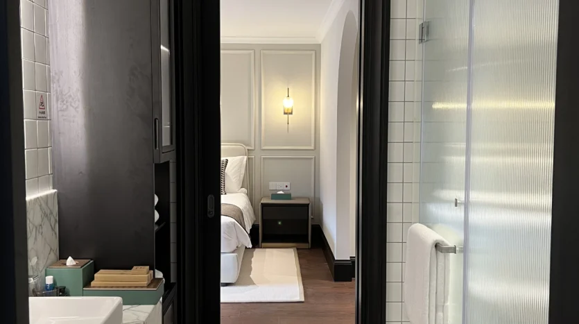 washroom, Luxiangyuan serviced apartment Huangpu