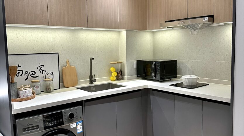 Kitchen, COZI Keyu serviced apartment Hongqiao CBD