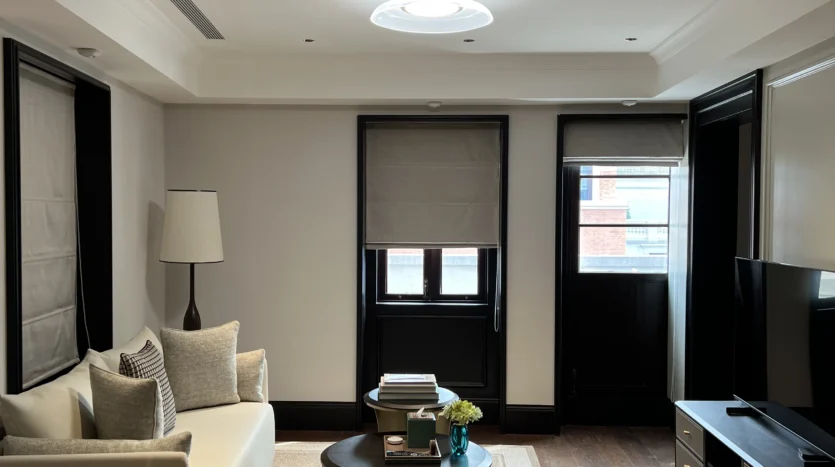 Living room, Luxiangyuan serviced apartment Huangpu