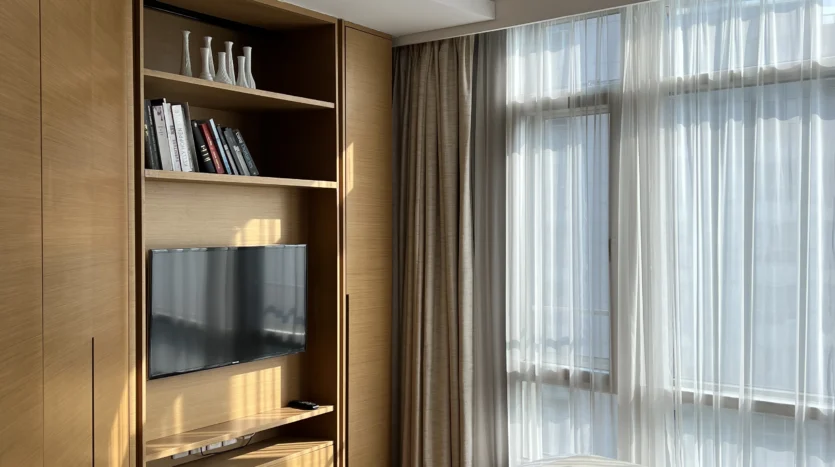 Bedroom, Times Square serviced apartment Huangpu2