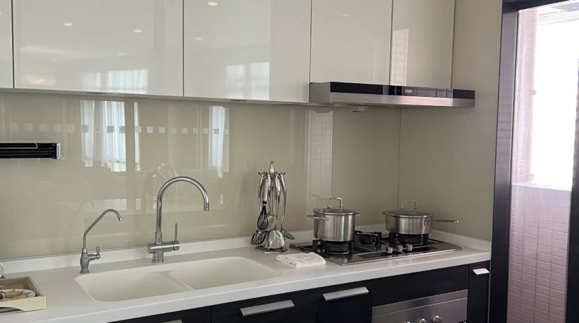Kitchen, Times Square serviced apartment Huaihai Road