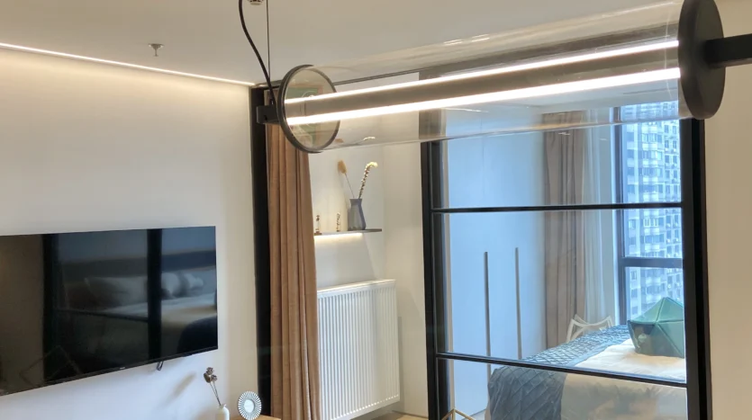 Living room, serviced apartment Zhongshan Park Changning 9