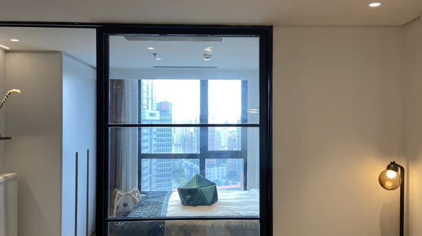 Living room, serviced apartment Zhongshan Park Changning11