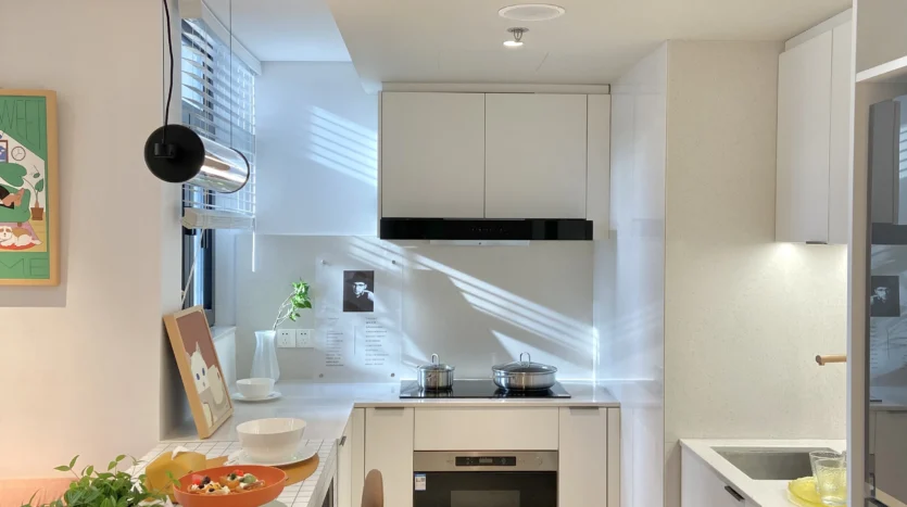Living room, serviced apartment Zhongshan Park Changning2