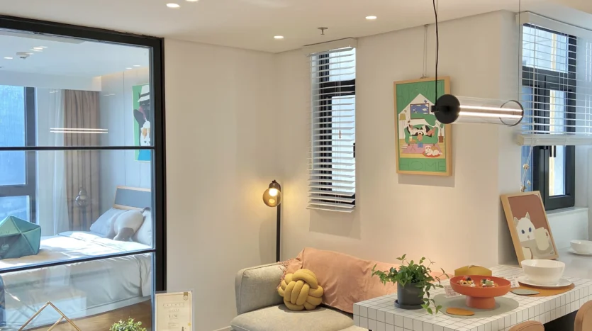 Living room, serviced apartment Zhongshan Park Changning2