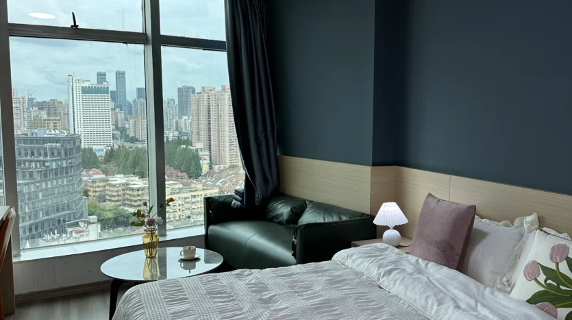 Bedroom, G-Chuang serviced apartment Hongkou