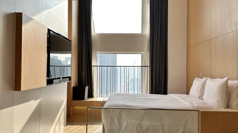 Living room, Somerset Hongkou serviced apartment duplex 1