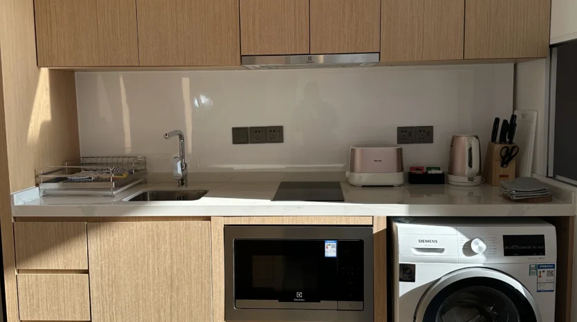 Kitchen, Somerset Hongkou serviced apartment