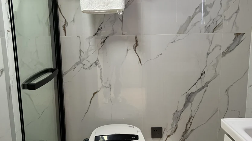 Washroom, apartment in the Wukang Building Xuhui