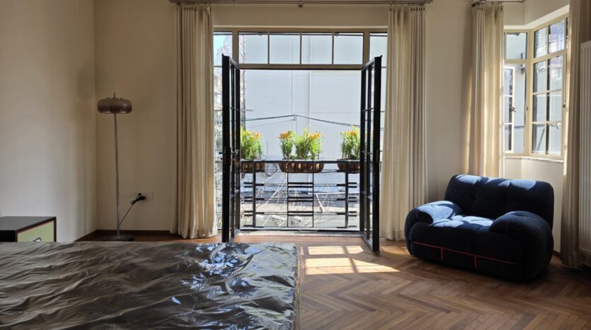 Bedroom, Xinkang Garden apartment Former French Concession